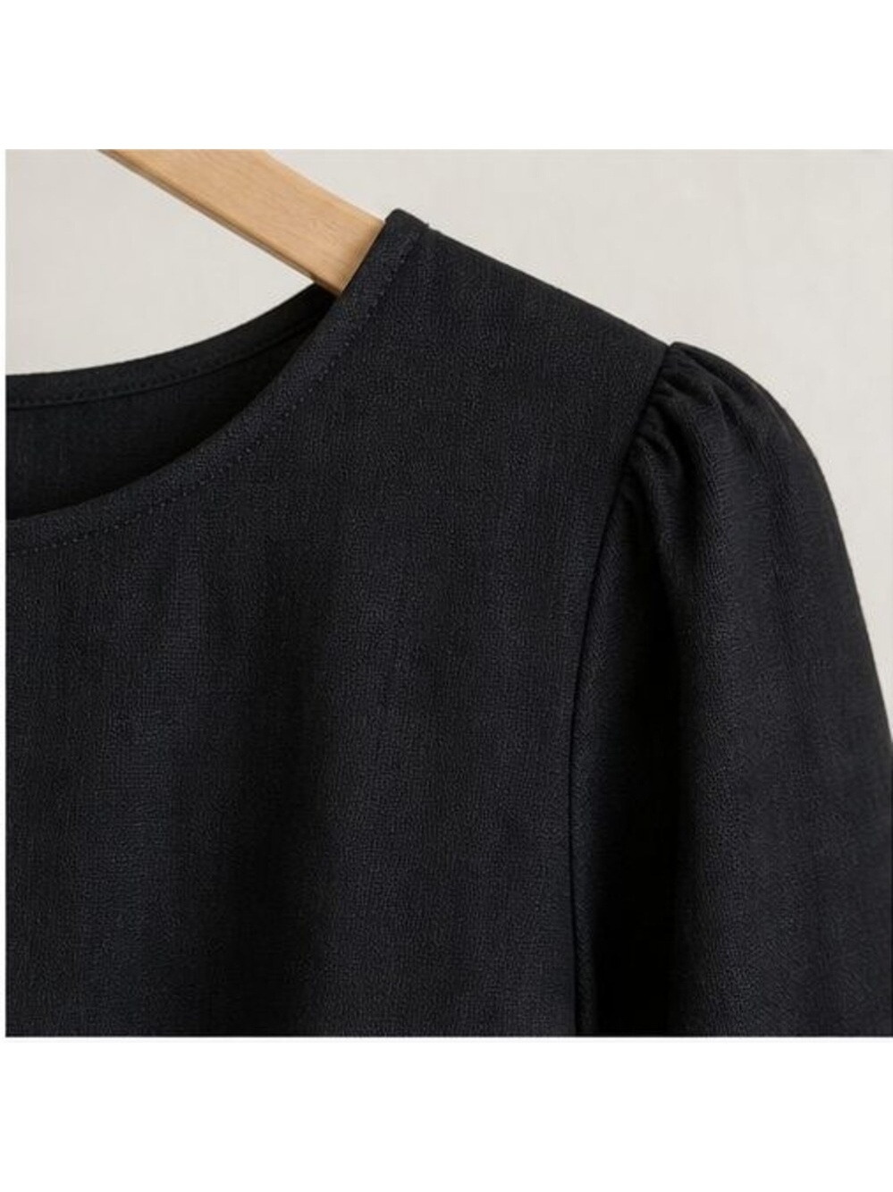 Black Ruffle Blouse - Picture 4 of 6